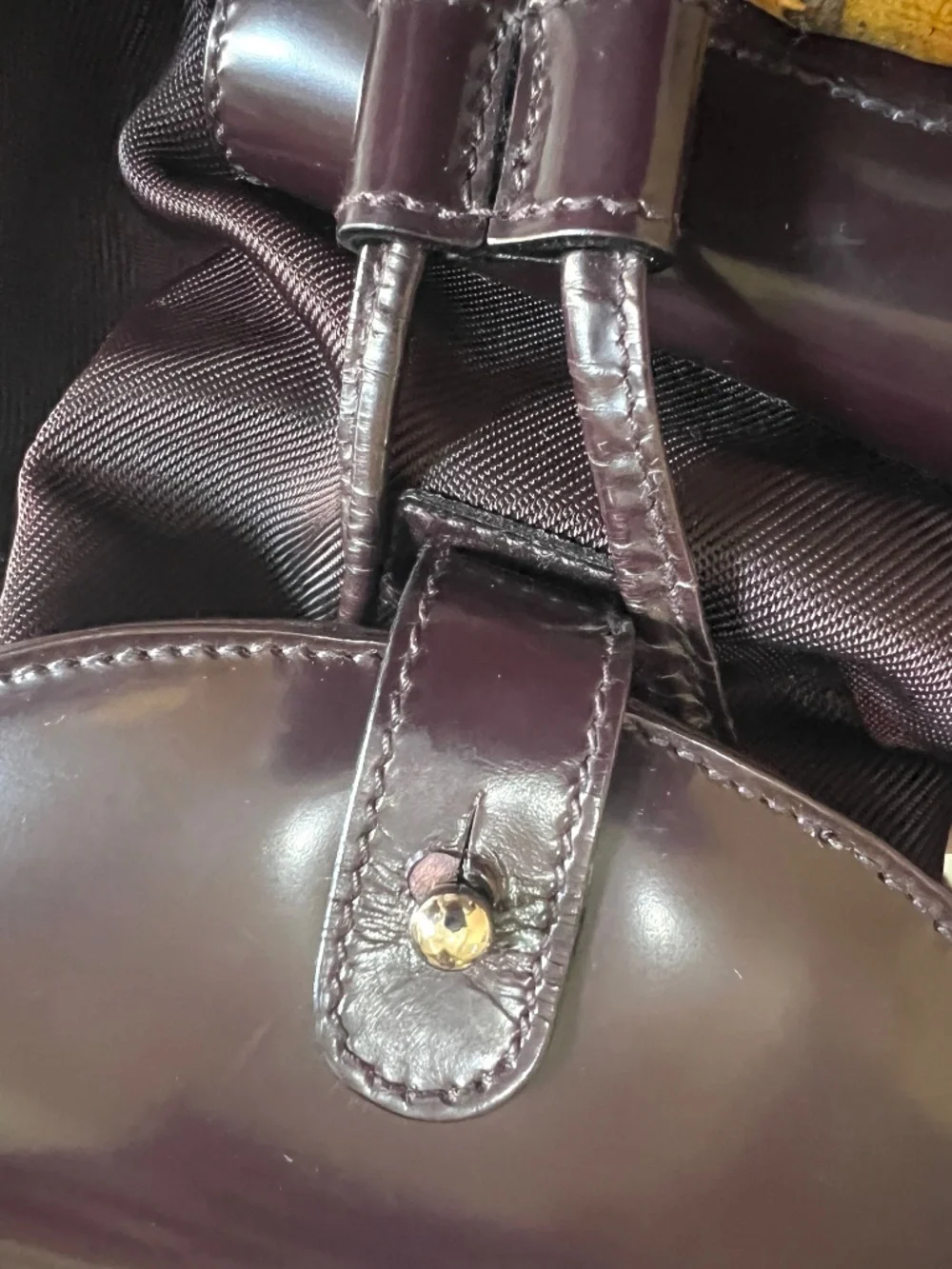 Gucci Bamboo mini Backpack Nylon/Leather
